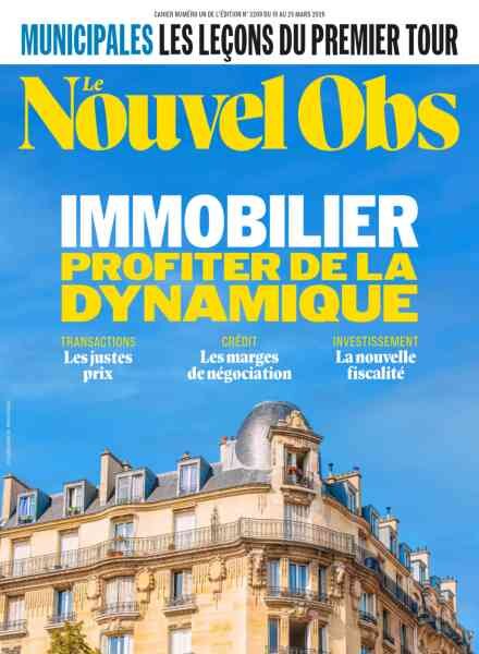 Le Nouvel Obs – 19 Mars 2026 Cover