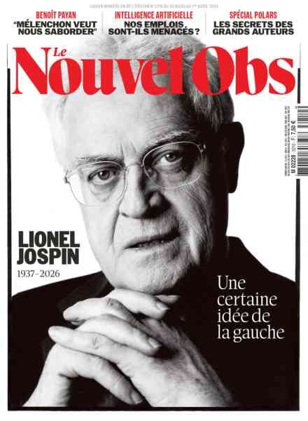 Le Nouvel Obs – 26 Mars 2026 Cover
