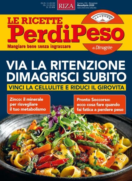 Le Ricette PerdiPeso – Marzo-Aprile 2026 Cover
