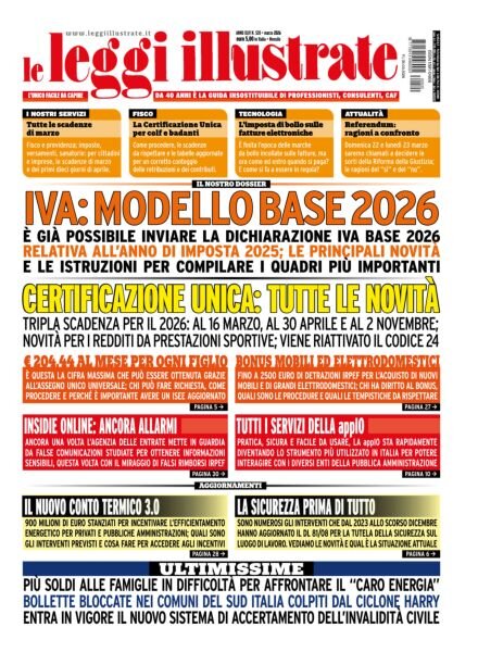 Leggi Illustrate – Marzo 2026 Cover