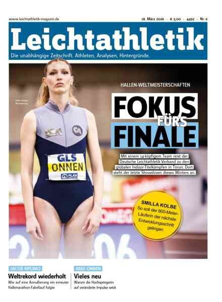 Leichtathletik – 18 Marz 2026 Cover