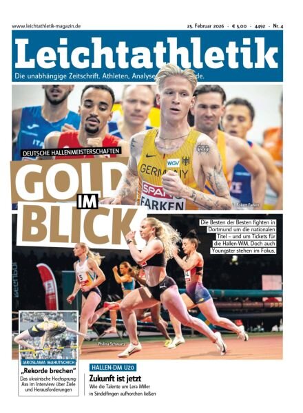 Leichtathletik – 25 Februar 2026 Cover
