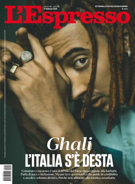 L’Espresso – 27 Febbraio 2026 Cover