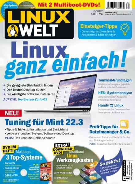 Linux Welt – April-Mai 2026 Cover