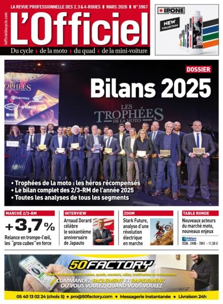 L’Officiel du Cycle – Mars 2026 Cover