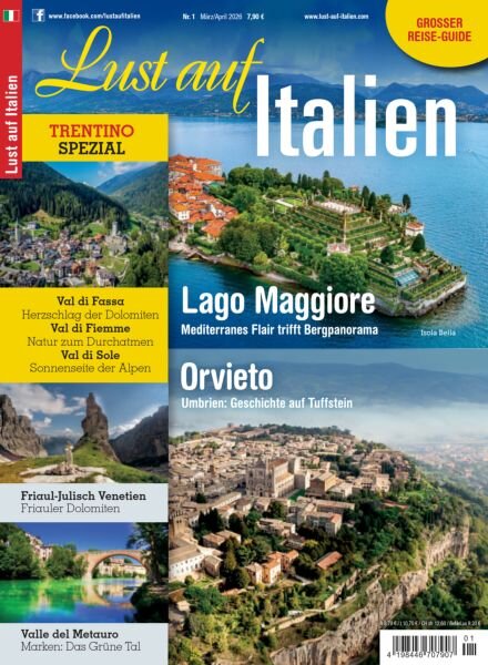 Lust auf Italien – Marz-April 2026 Cover