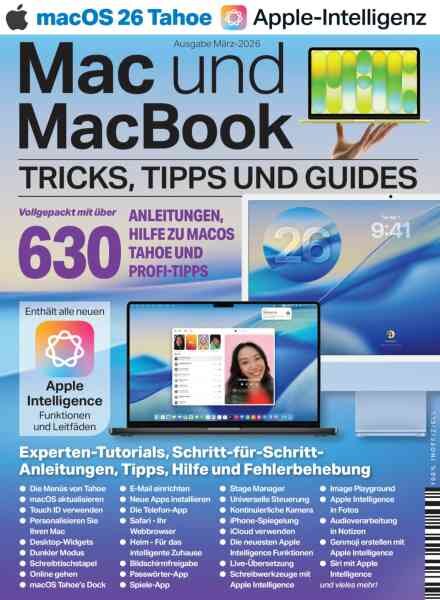 Mac und MacBook Tricks Tipps und Guides – Marz 2026 Cover