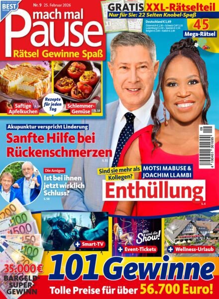 Mach mal Pause – 25 Februar 2026 Cover