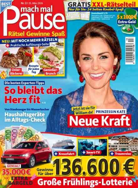 Mach mal Pause – 25 Marz 2026 Cover