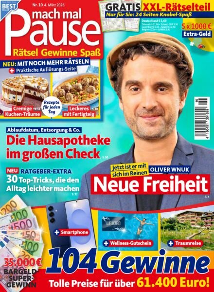 Mach mal Pause – 4 Marz 2026 Cover