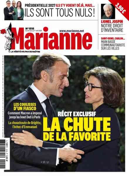 Marianne – 26 Mars 2026 Cover