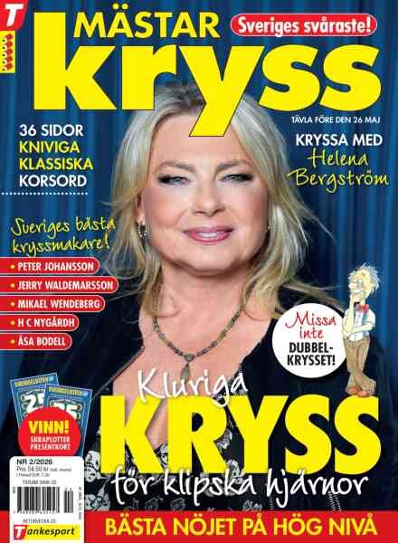 Mastarkryss – Mars 2026 Cover