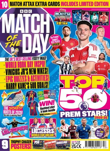 Match of the Day – 25 February 2026 Cover