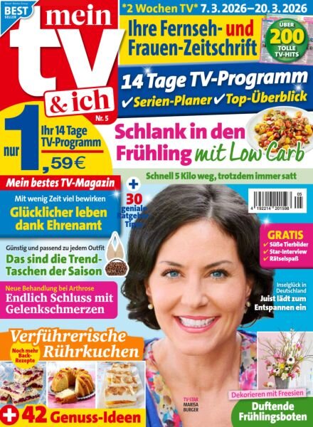 mein TV und ich – 26 Februar 2026 Cover