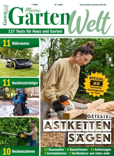 Meine Gartenwelt – Ausgabe 1 2026 Cover
