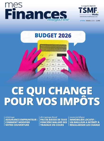 Mes Finances Magazine – Mars 2026 Cover