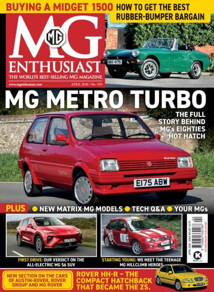 MG Enthusiast – April 2026 Cover