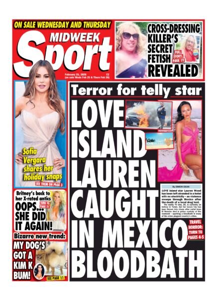 Midweek Sport – 25 February 2026 Cover