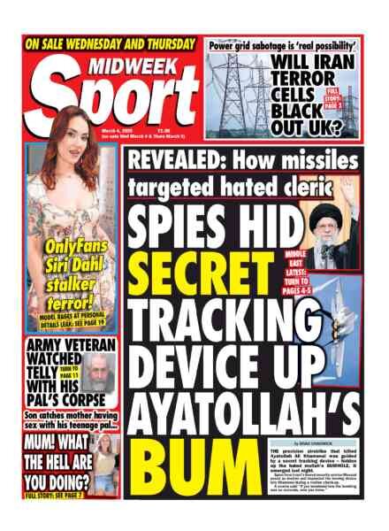 Midweek Sport – 3 March 2026 Cover