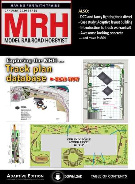 Model Railroad Hobbyist – January 2026 Cover