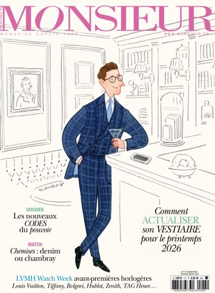 Monsieur France – Fevrier-Mars 2026 Cover