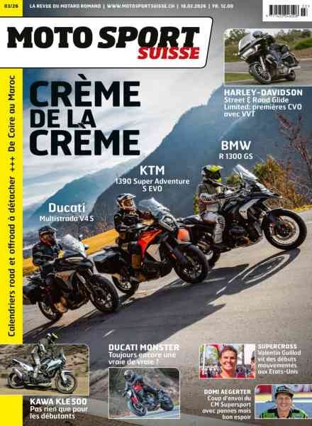 Moto Sport Suisse – 18 Mars 2026 Cover