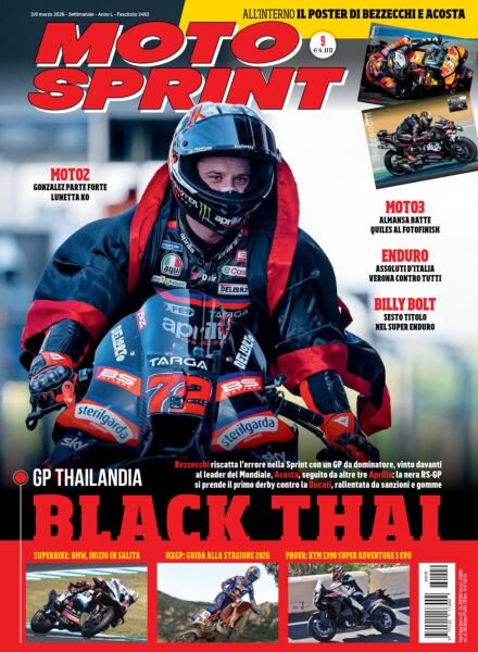 Moto Sprint – 3 Marzo 2026 Cover