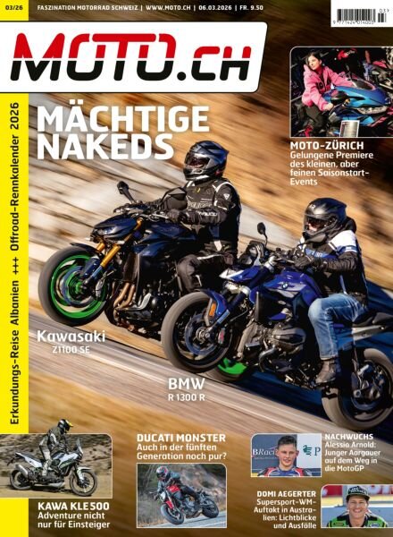 Moto.ch – Marz 2026 Cover
