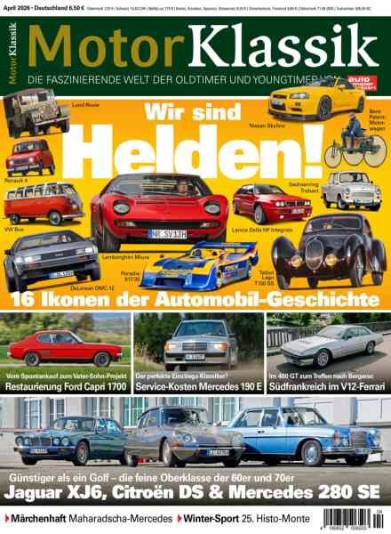 Motor Klassik – April 2026 Cover
