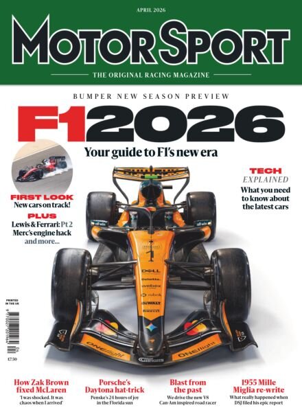 Motor Sport Magazine – April 2026 Cover