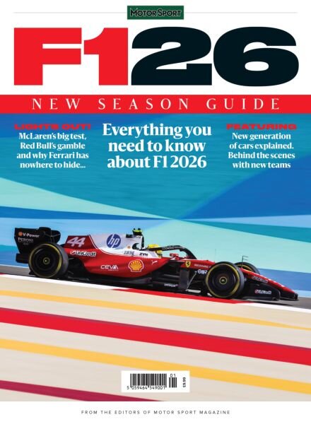Motor Sport Special Edition – F1 Preview 2026 Cover
