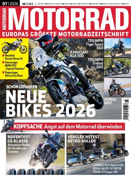 Motorrad – 12 Marz 2026 Cover
