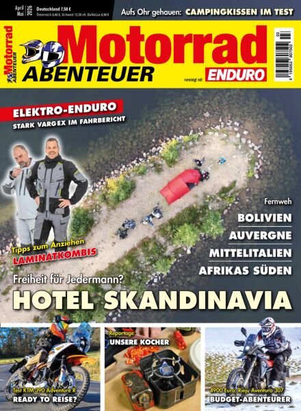 Motorrad Abenteuer – April-Mai 2026 Cover