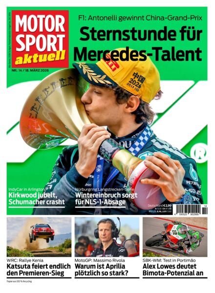 Motorsport aktuell – 17 Marz 2026 Cover