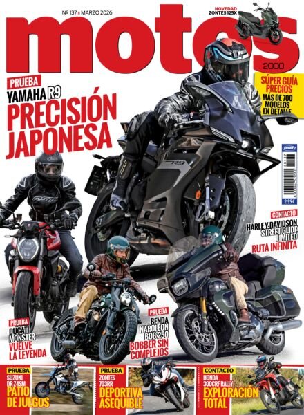 Motos 2000 – Marzo 2026 Cover