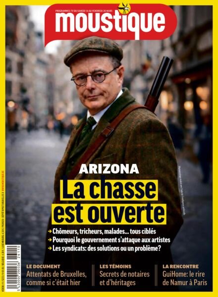 Moustique Magazine – 11 Mars 2026 Cover