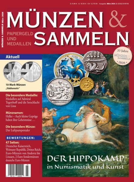 Munzen & Sammeln – Marz 2026 Cover
