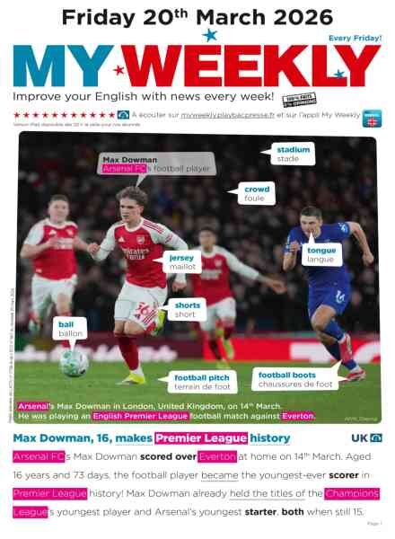 My Weekly fr – 20 Mars 2026 Cover