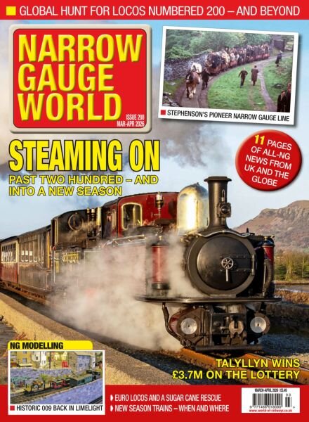 Narrow Gauge World – March April 2026 Cover