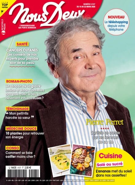 Nous Deux – 16 Mars 2026 Cover