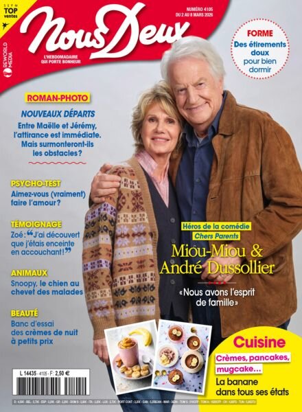 Nous Deux – 2 Mars 2026 Cover