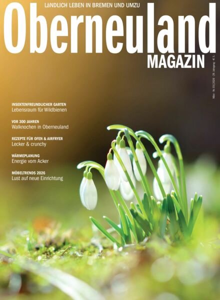 Oberneuland Magazin – Marz 2026 Cover