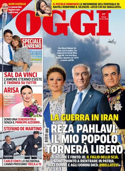 Oggi – 12 Marzo 2026 Cover