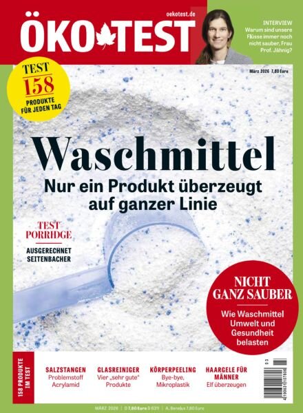 Okotest – Marz 2026 Cover
