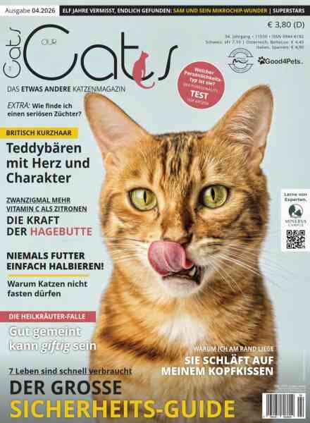 Our Cats – April 2026 Cover