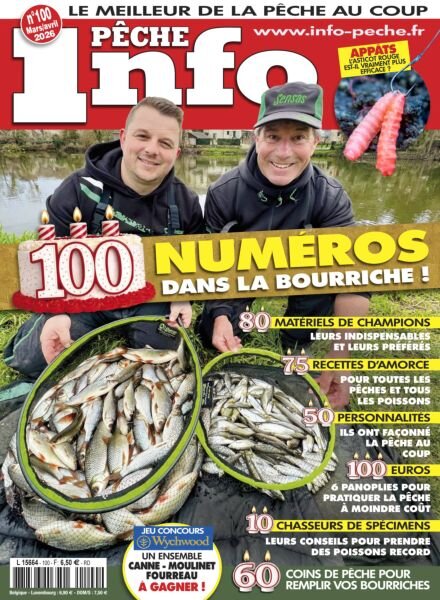 Peche Info – Mars-Avril 2026 Cover
