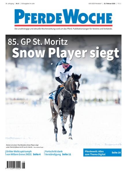 PferdeWoche – 25 Februar 2026 Cover