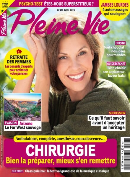 Pleine Vie – Avril 2026 Cover