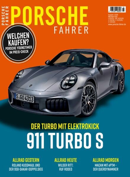 Porsche Fahrer – Marz 2026 Cover