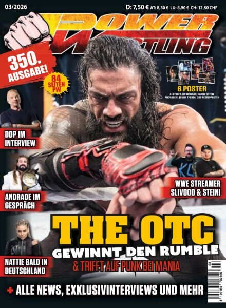 Power-Wrestling – Marz 2026 Cover